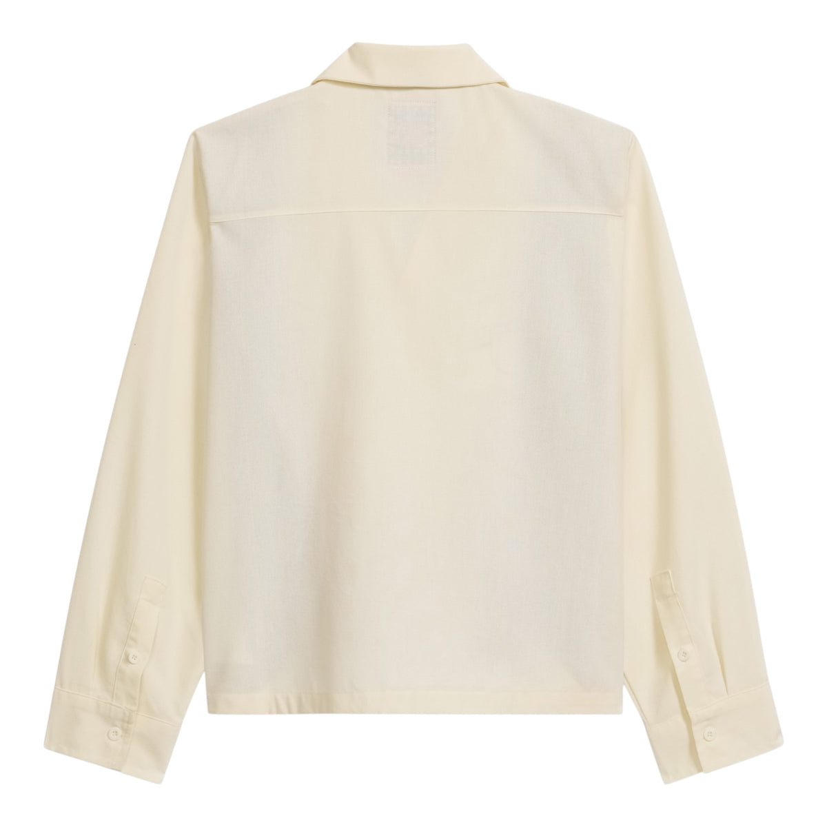 KidSuper Studios Face Camp Collar Button Up Longsleeve - Cream