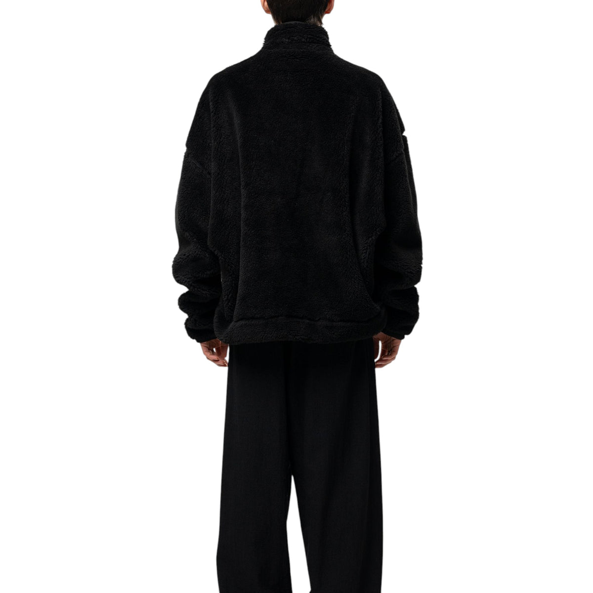 Maison MIHARA YASUHIRO Wide Back Boa Jacket Black