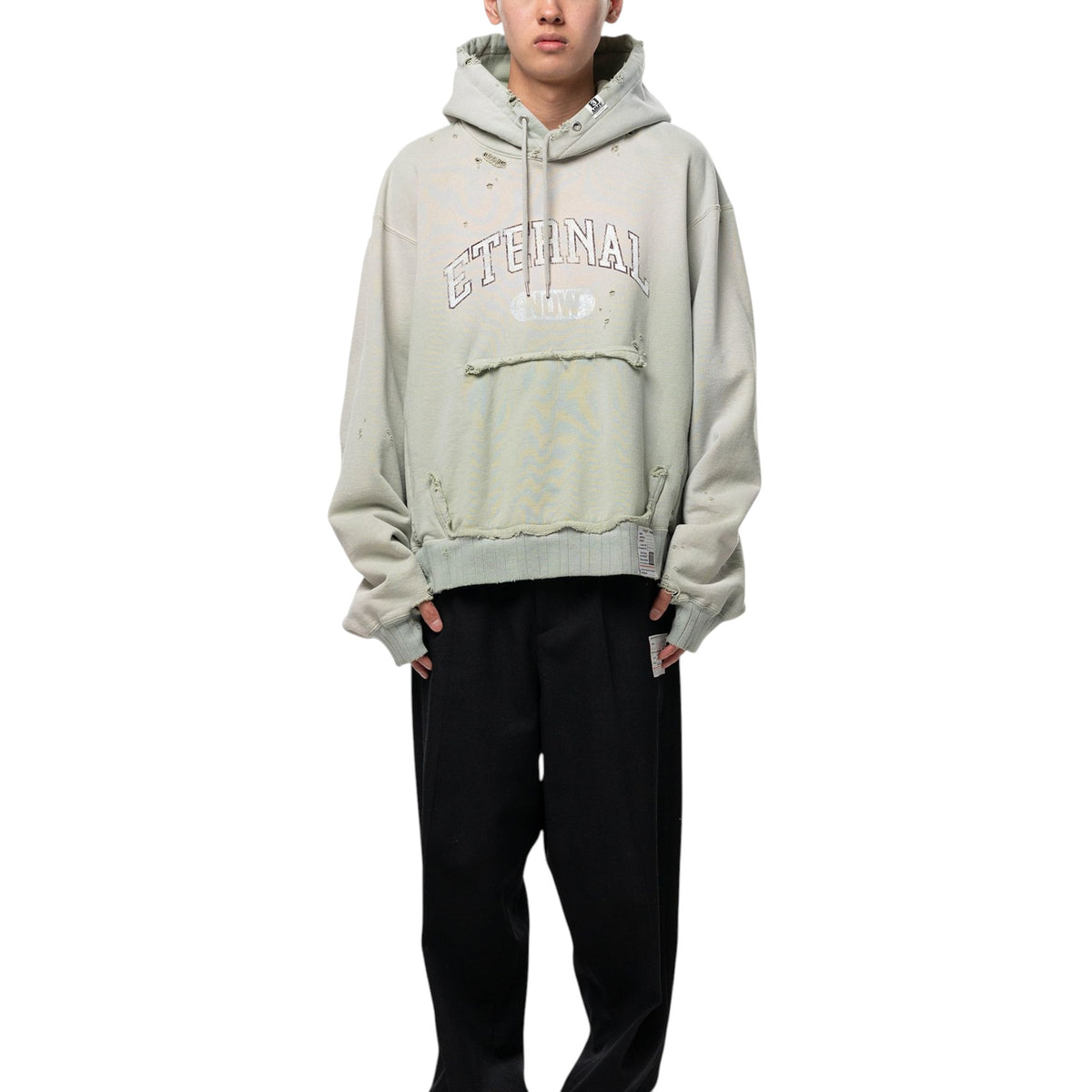 Maison MIHARA YASUHIRO Sun Faded Like Hoodie Green