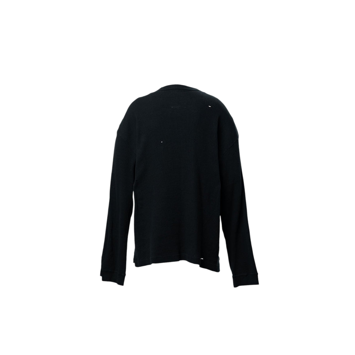 Maison MIHARA YASUHIRO Thermal Combined Long Sleeve T-Shirt Black