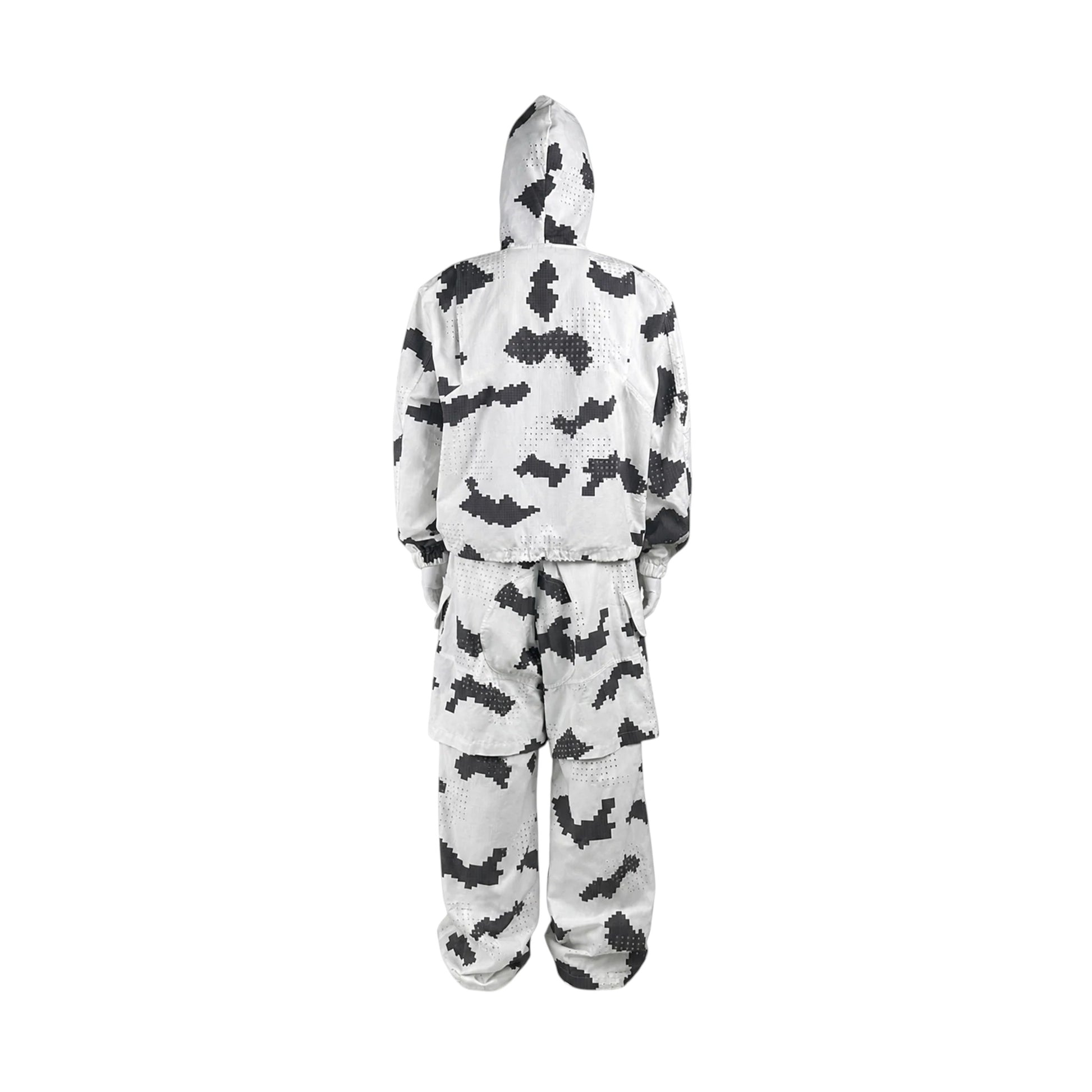 DINGYUNG ZHANG Grid Camo Utility Jacket