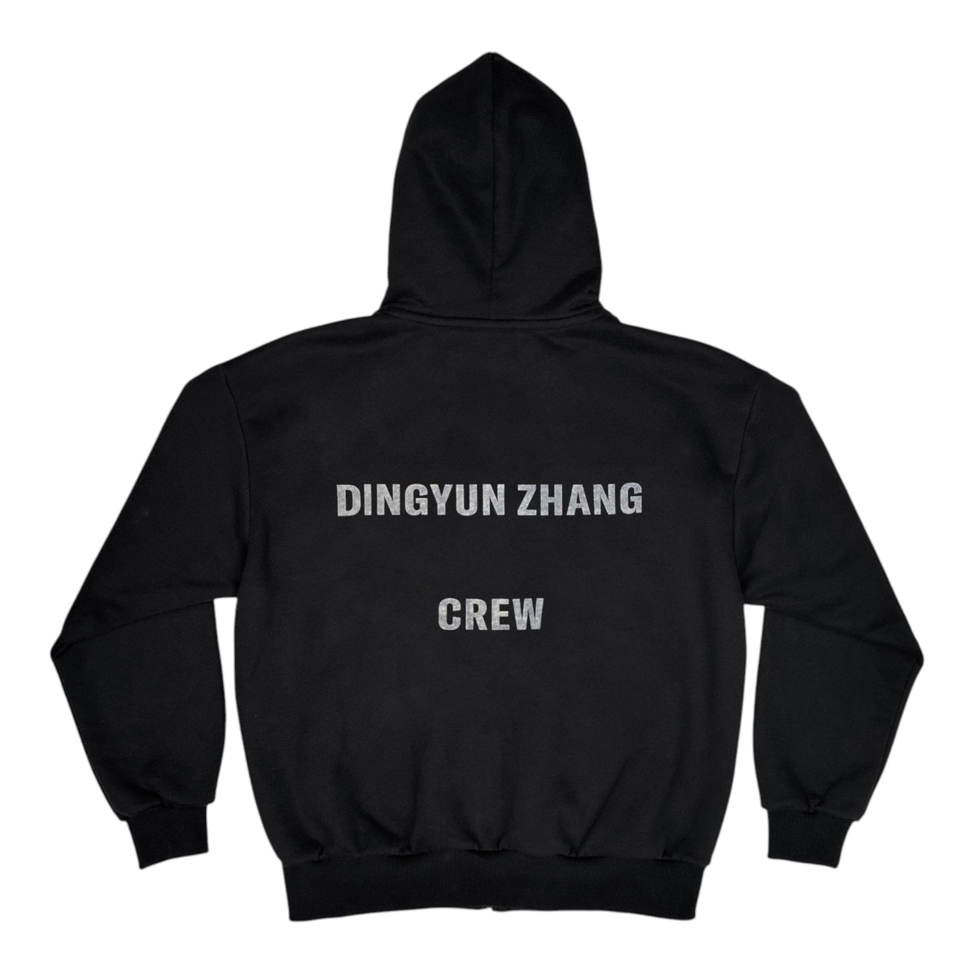 DINGYUN ZHANG Crew Hoodie Slim Fit Black