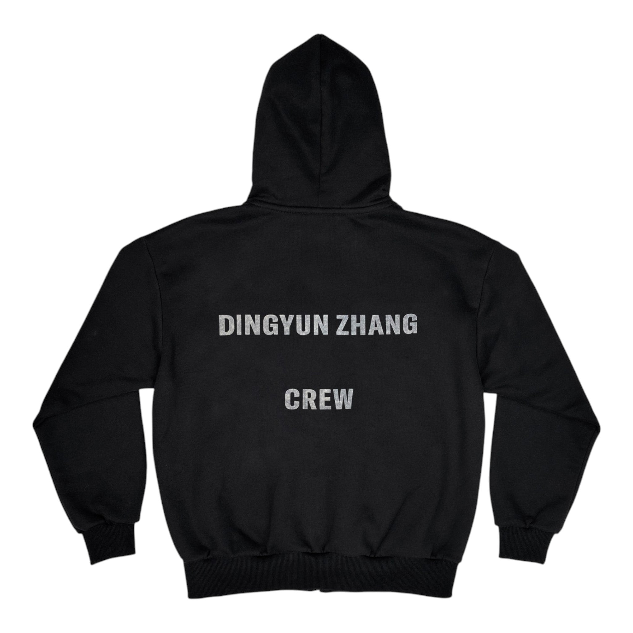 DINGYUN ZHANG Crew Hoodie Slim Fit Black