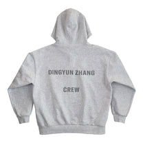DINGYUN ZHANG Crew Hoodie Slim Fit Heather Gray