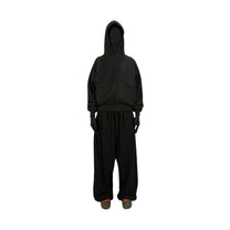 DINGYUN ZHANG Zip-Up Hoodie Black