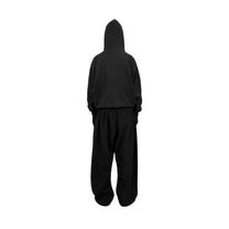 DINGYUN ZHANG Zip-Up Hoodie Black