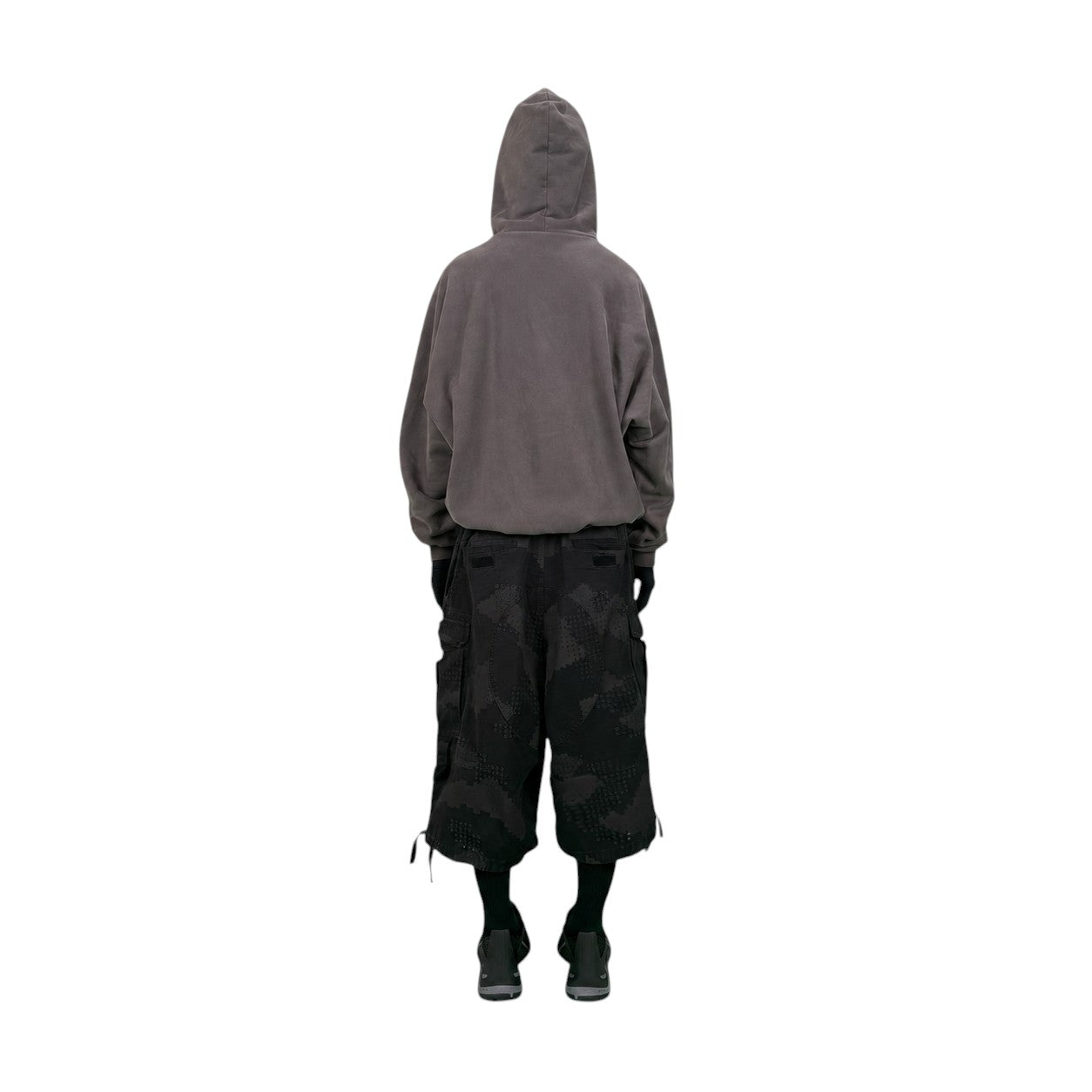 DINGYUN ZHANG Zip-Up Hoodie Slate