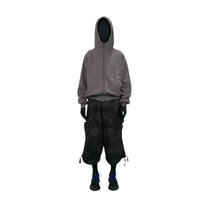 DINGYUN ZHANG Zip-Up Hoodie Slate