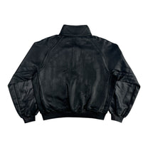DINGYUN ZHANG Coated Zip Neck Sweatshirt Onyx