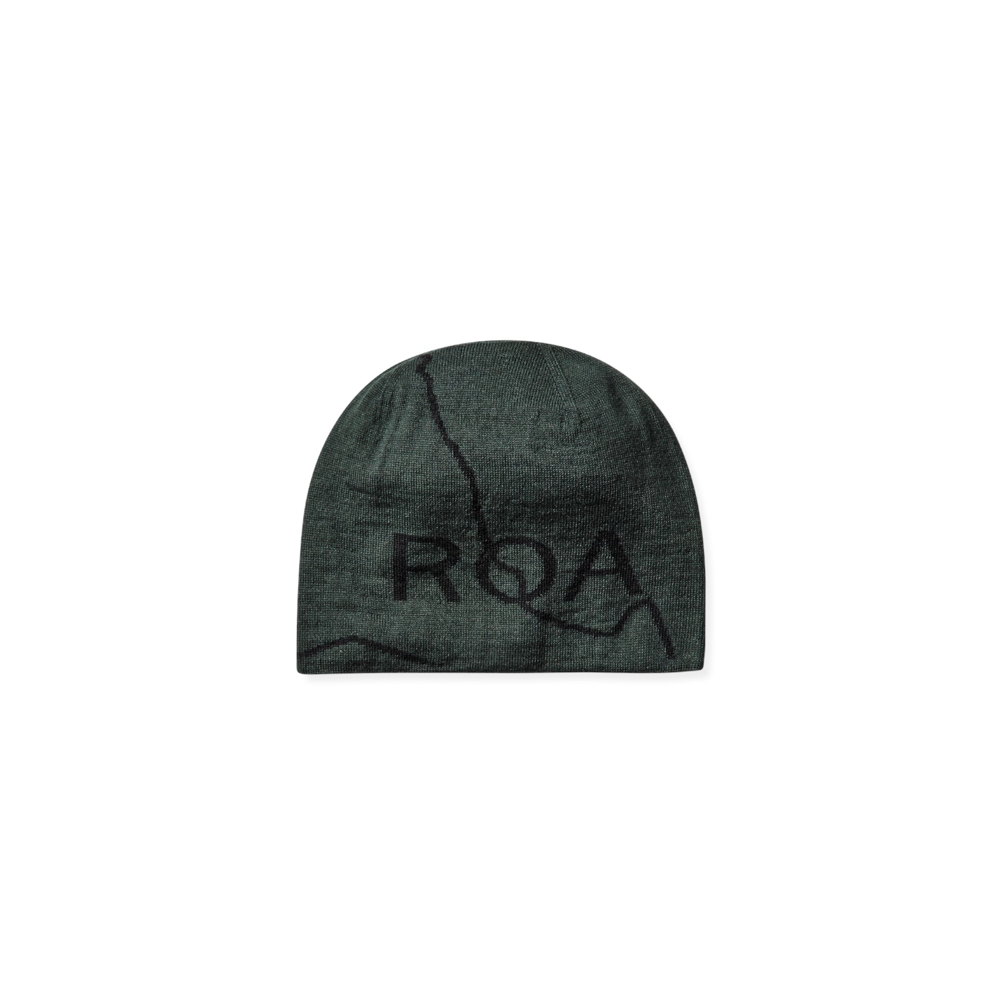 ROA Logo Wool Beanie Dark Green