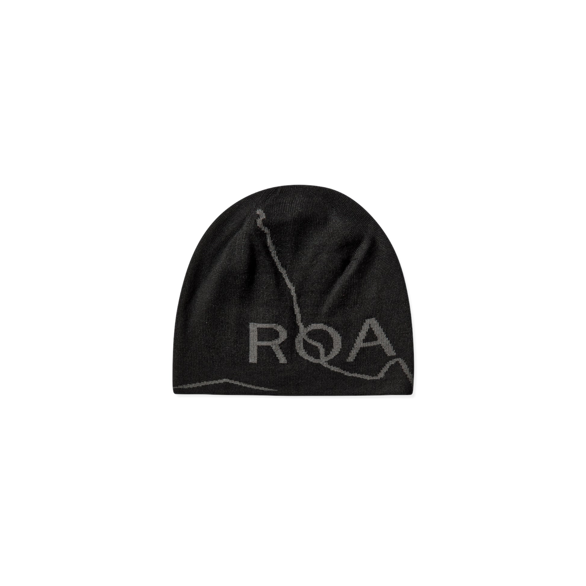 ROA Logo Wool Beanie Black