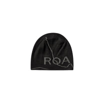 ROA Logo Wool Beanie Black