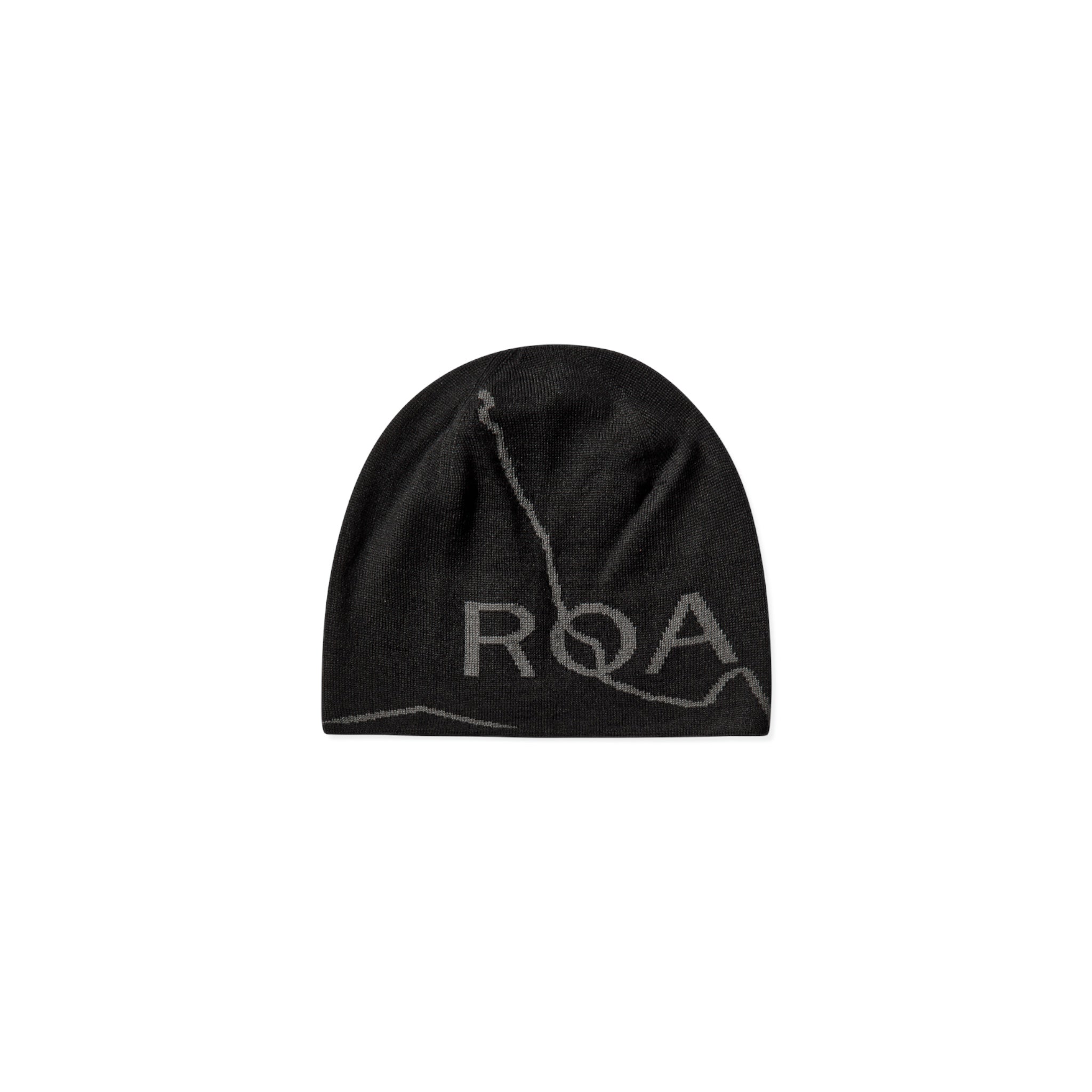 ROA Logo Wool Beanie Black