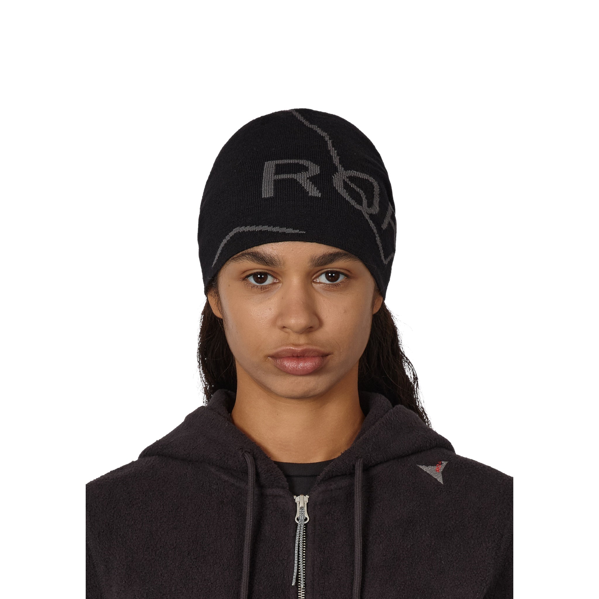 ROA Logo Wool Beanie Black