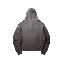 ROA Bee Sun Faded Organic Waffle Zip Up Hoodie