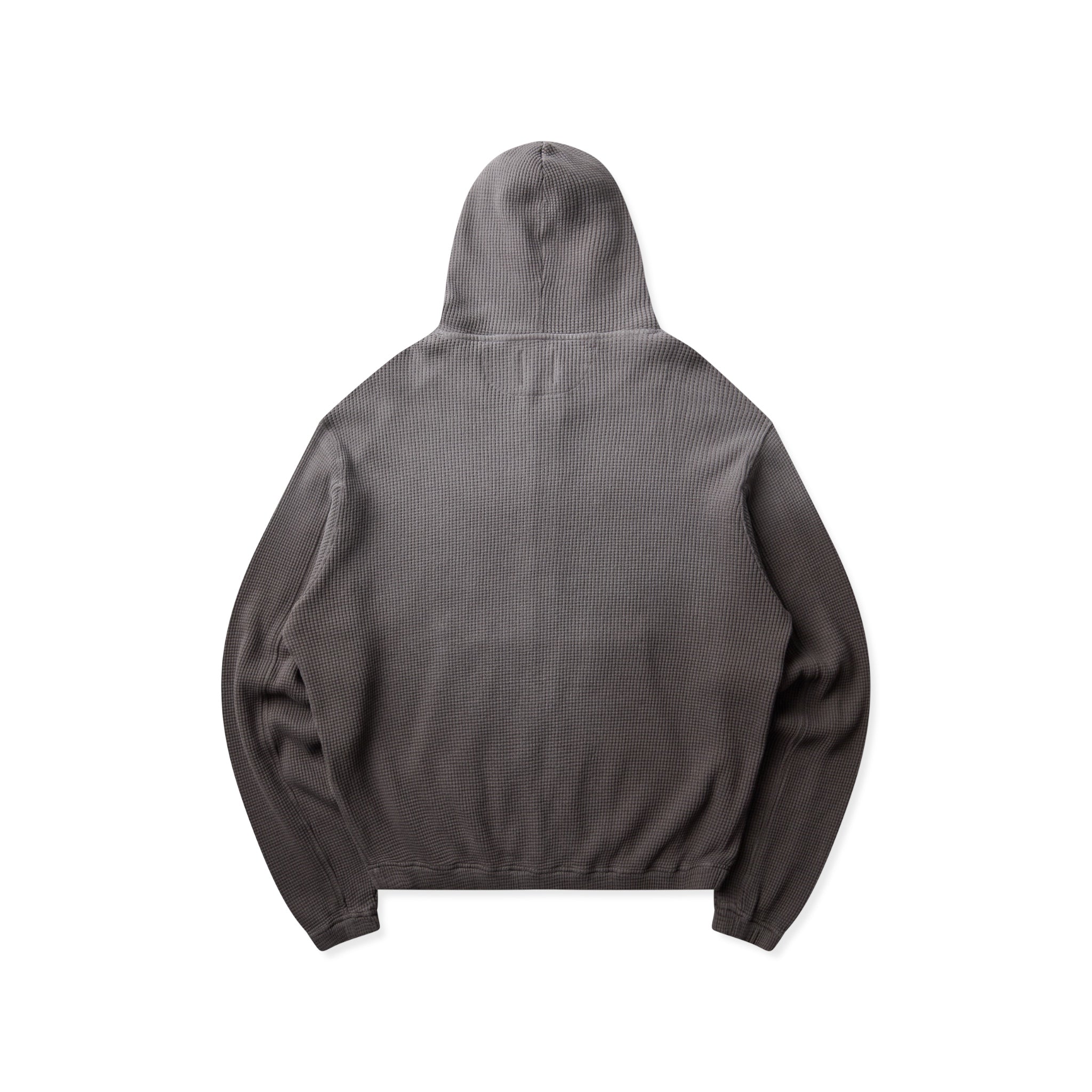 ROA Bee Sun Faded Organic Waffle Zip Up Hoodie