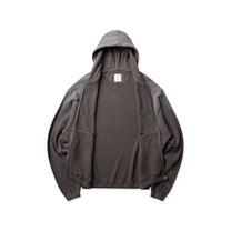 ROA Bee Sun Faded Organic Waffle Zip Up Hoodie