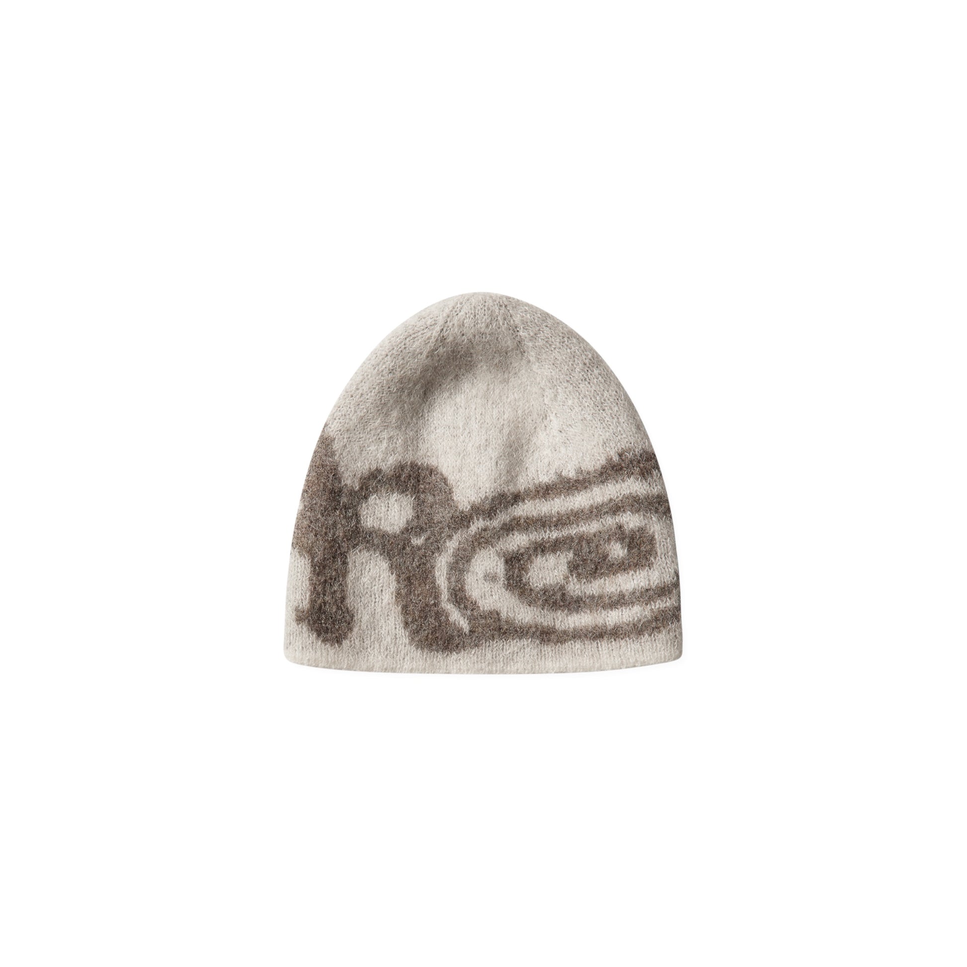 ROA Vortex Mohair Beanie White