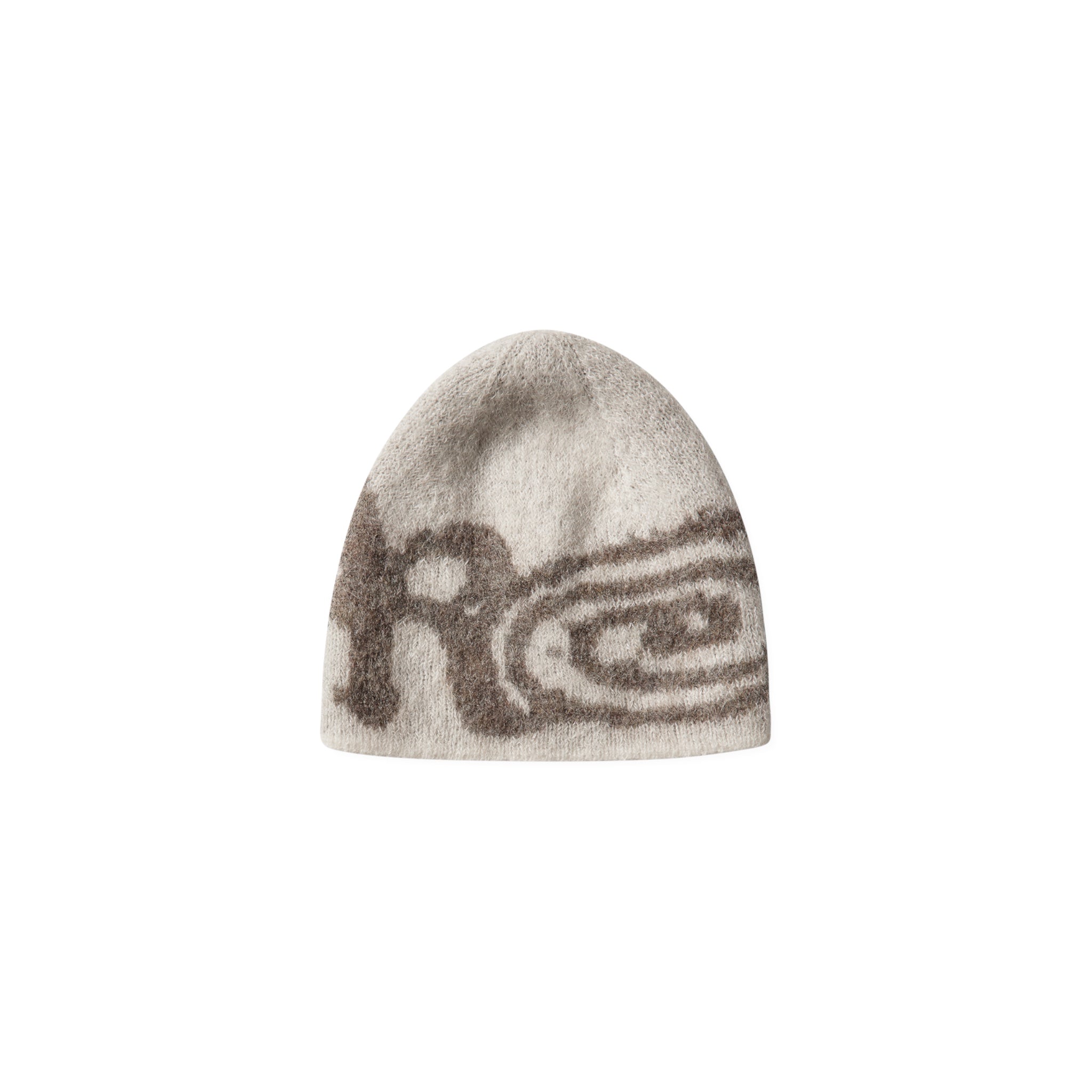 ROA Vortex Mohair Beanie White