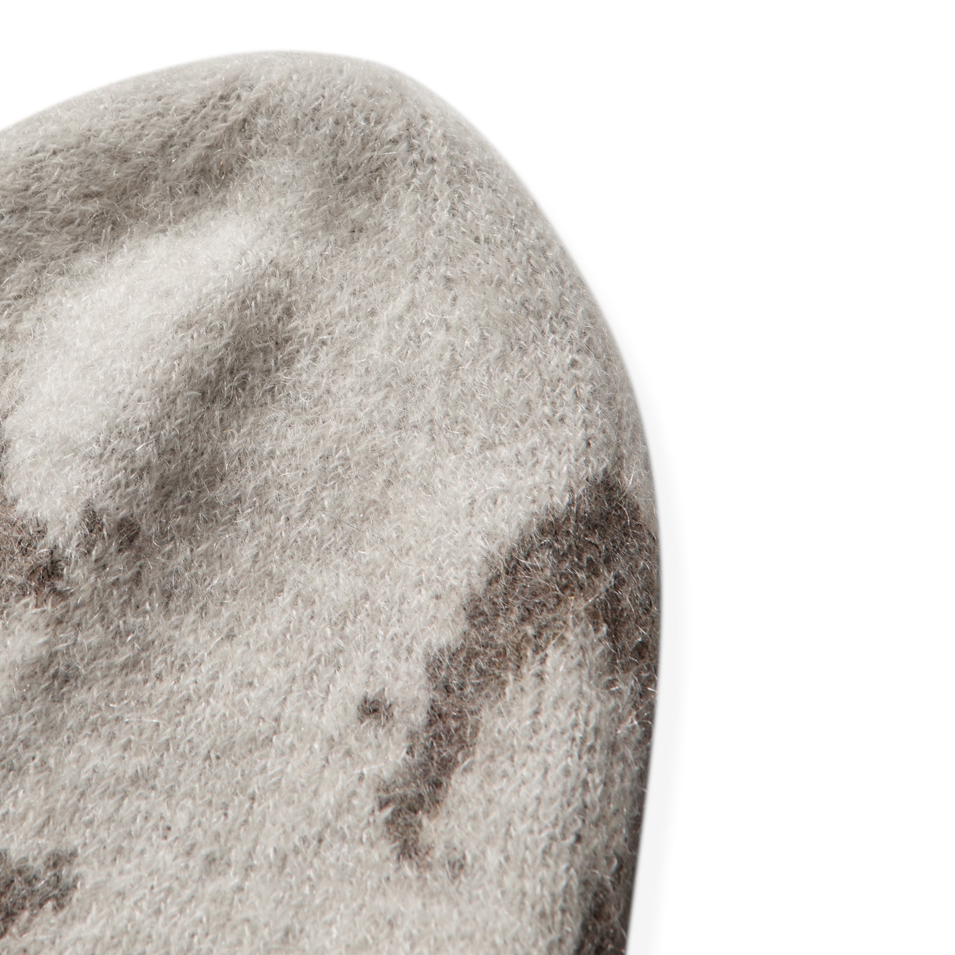 ROA Vortex Mohair Beanie White