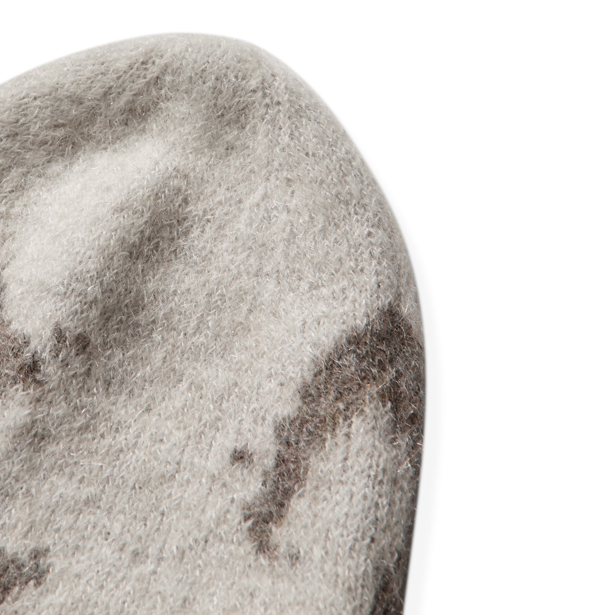 ROA Vortex Mohair Beanie White