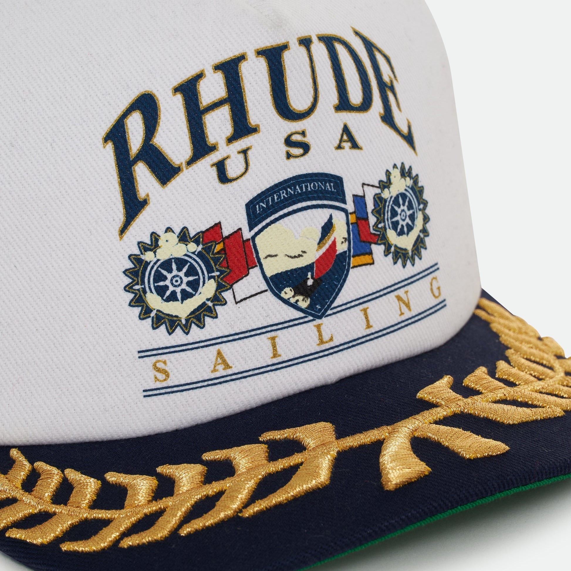 Rhude USA Sailing Icon Trucker Cap