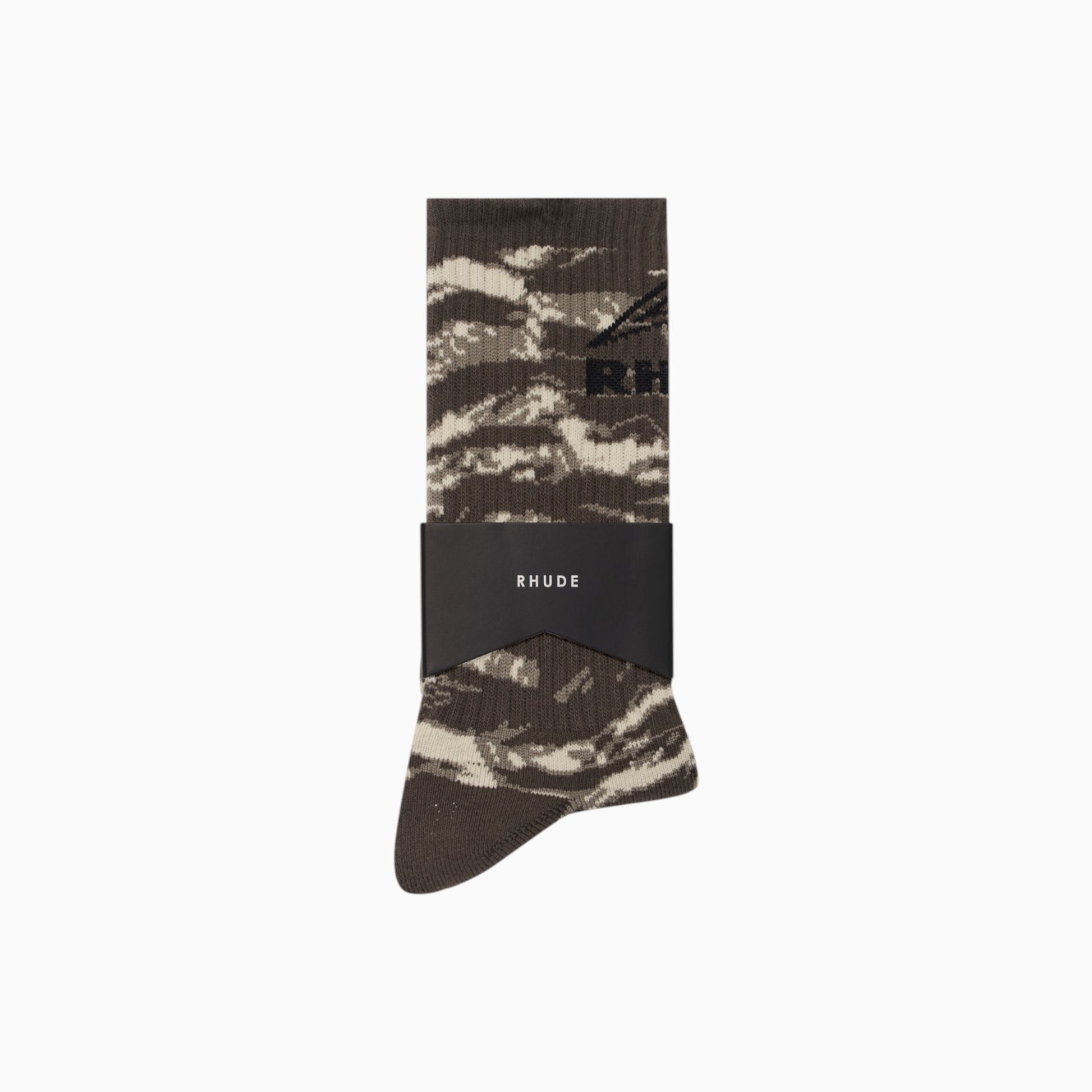 Rhude Tiger Camo Footy Socks