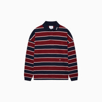 Rhude Fontaine Striped Longsleeve Polo