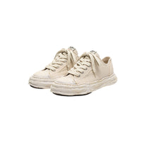 Maison MIHARA YASUHIRO "PETERSON23" OG Sole Bleached Canvas Low-top Sneaker White