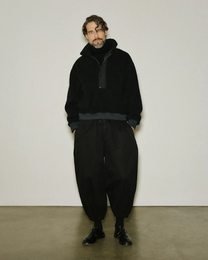 Entire Studios System Half Zip Fleece Onyx