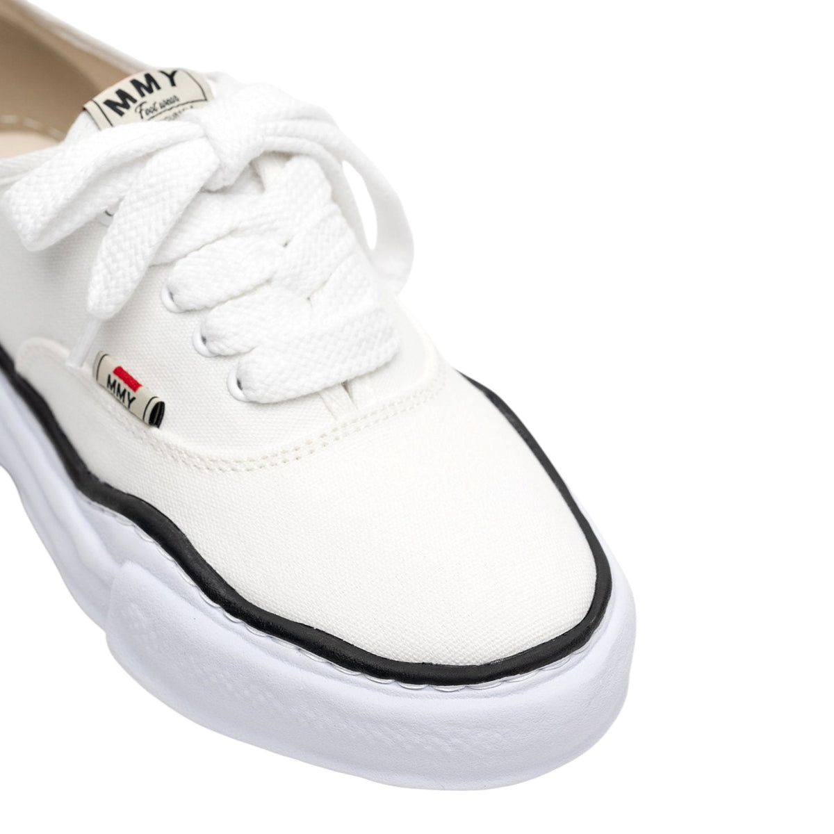 Maison MIHARA YASUHIRO "BAKER" OG Sole Canvas Low-top Sneaker White