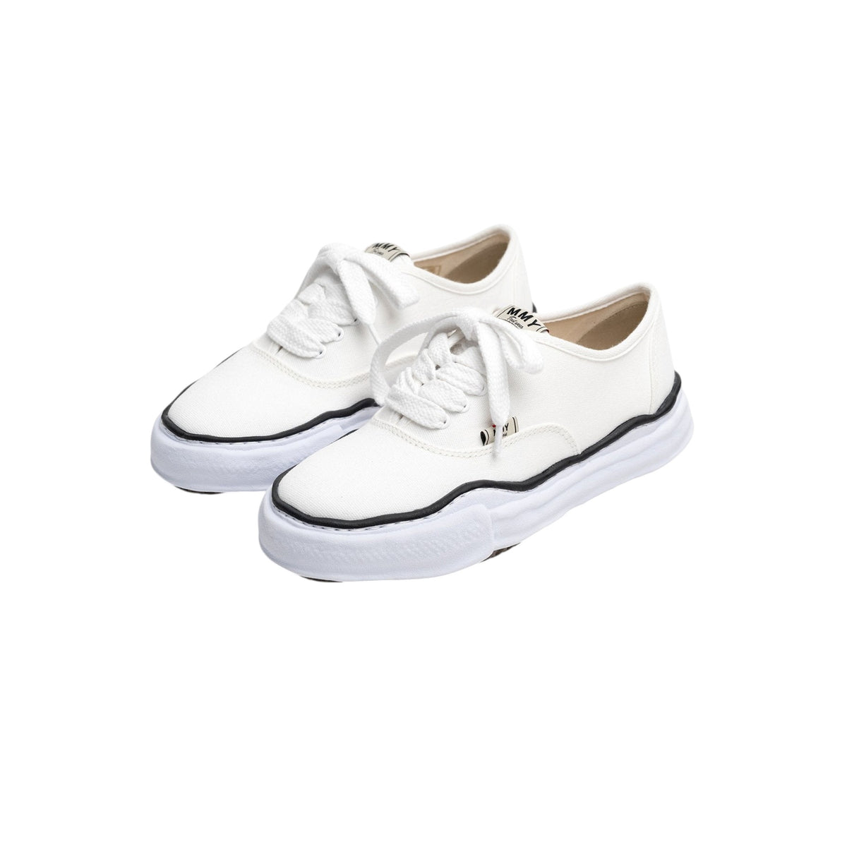 Maison MIHARA YASUHIRO "BAKER" OG Sole Canvas Low-top Sneaker White