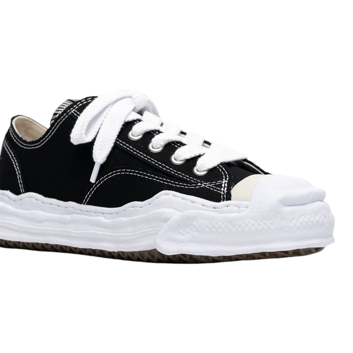 Maison MIHARA YASUHIRO "HANK" OG Sole Canvas Low-top Sneaker Black