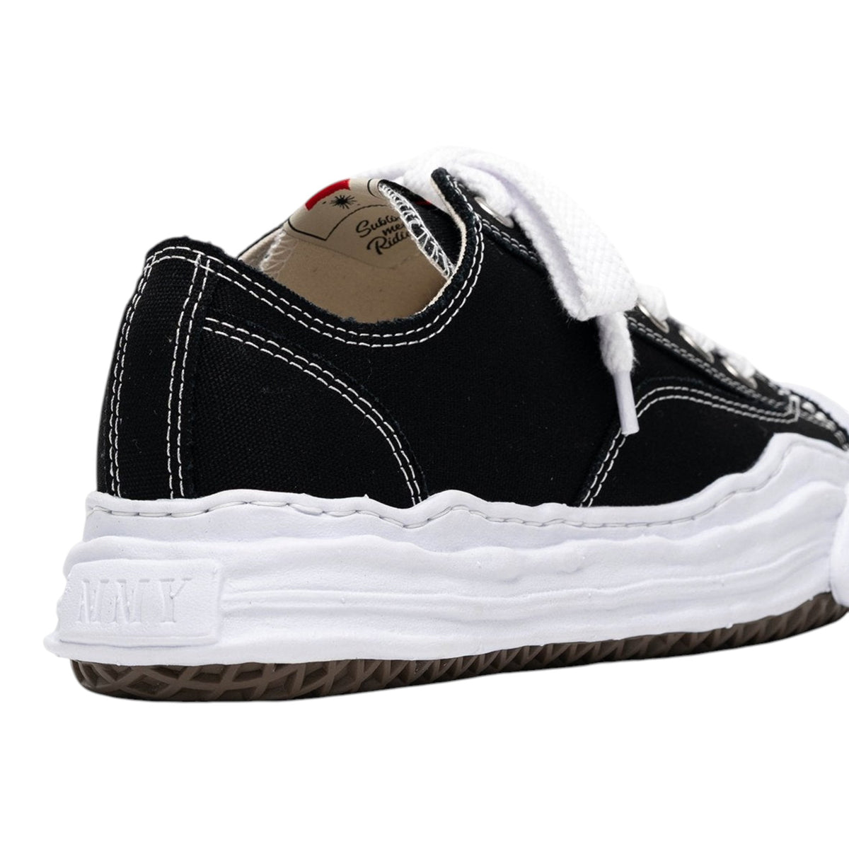 Maison MIHARA YASUHIRO "HANK" OG Sole Canvas Low-top Sneaker Black