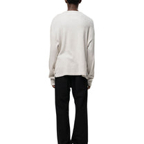 Maison MIHARA YASUHIRO Thermal Combined Long Sleeve T-Shirt White