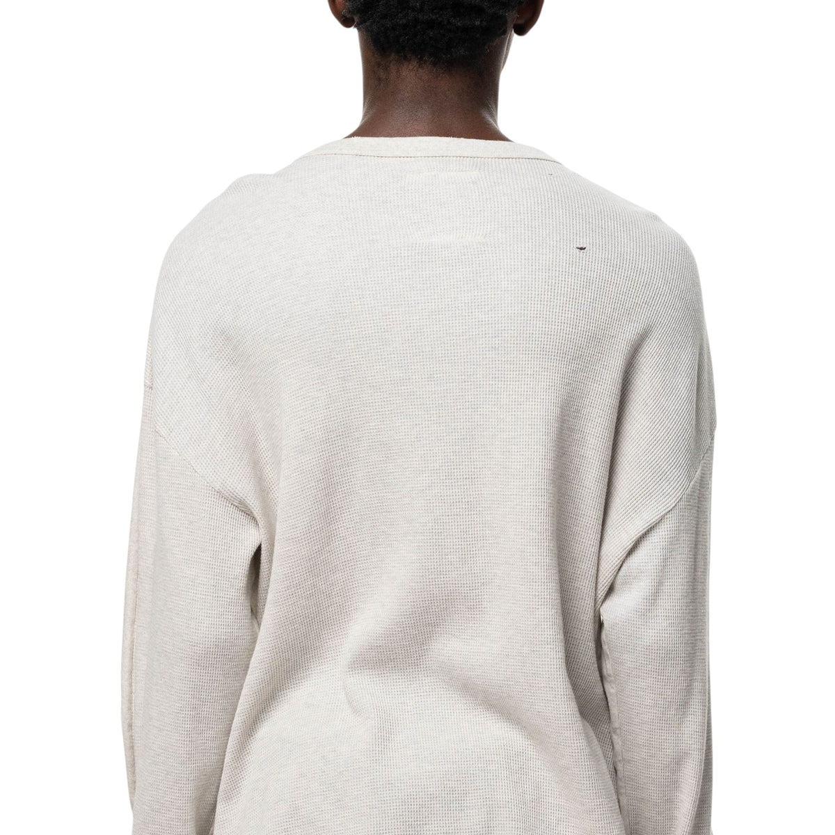 Maison MIHARA YASUHIRO Thermal Combined Long Sleeve T-Shirt White