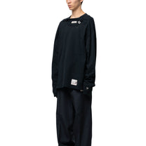 Maison MIHARA YASUHIRO Thermal Combined Long Sleeve T-Shirt Black