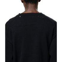 Maison MIHARA YASUHIRO Don't Tag Me Jacquard Knit Sweater Black