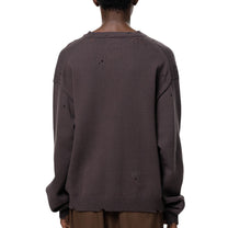 Maison MIHARA YASUHIRO Don't Tag Me Jacquard Knit Sweater Brown