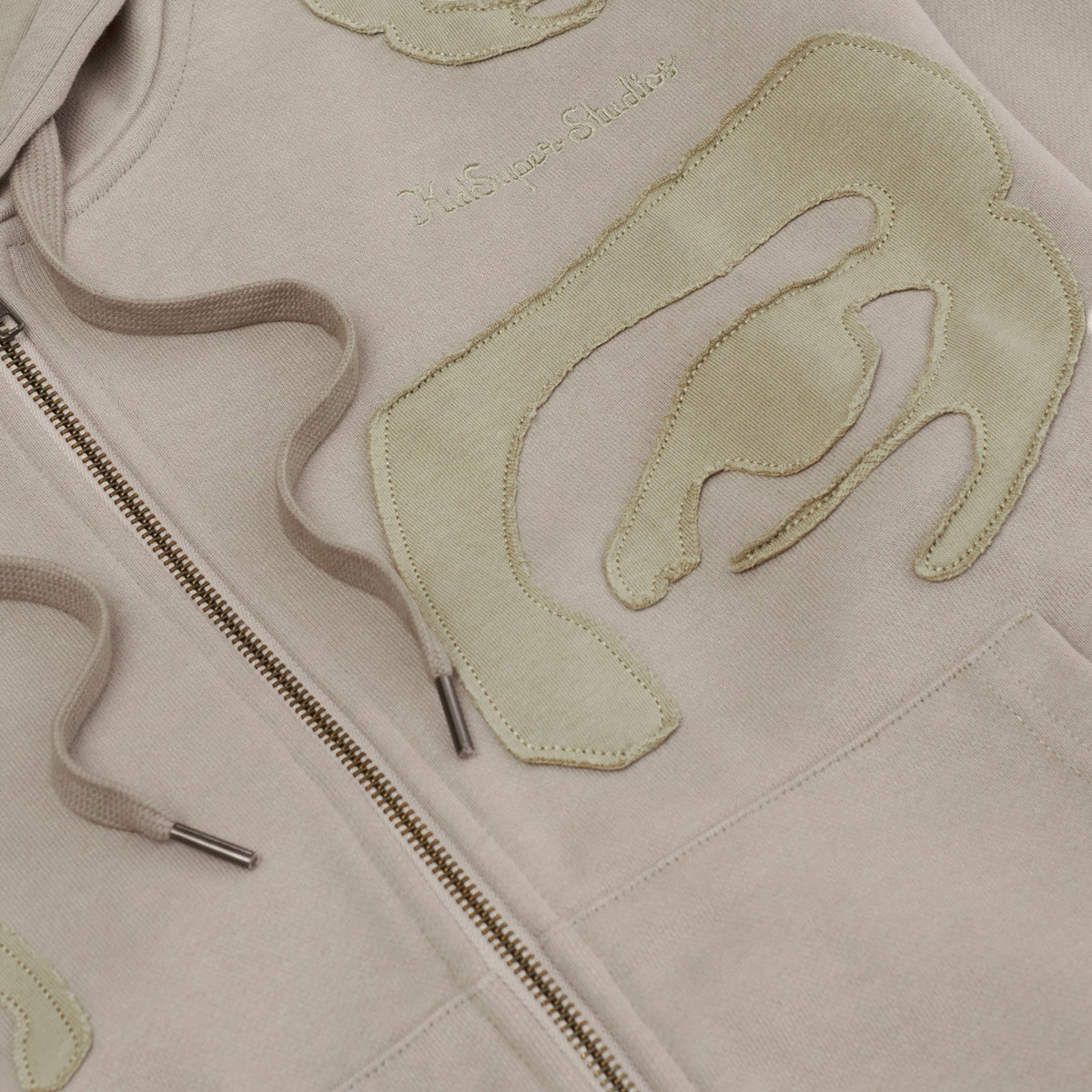 KidSuper Studios Allover Eye Hoodie - Sand