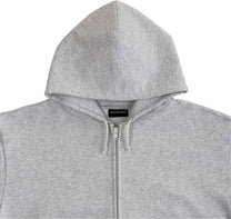 DINGYUN ZHANG Crew Hoodie Slim Fit Heather Gray