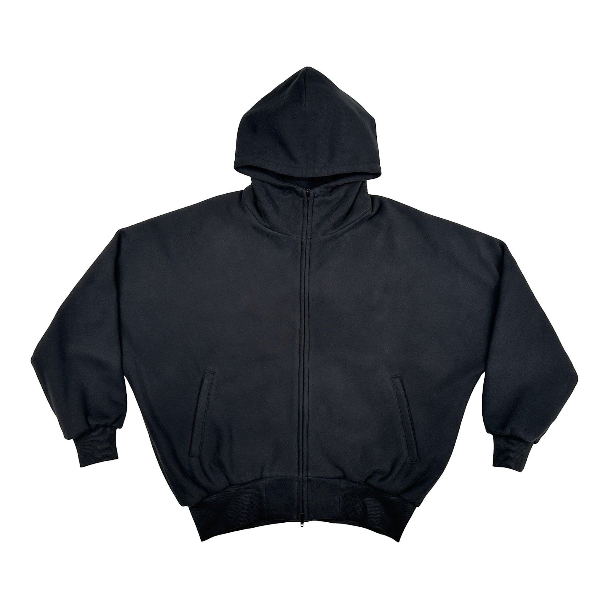 DINGYUN ZHANG Zip-Up Hoodie Black