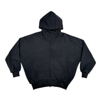 DINGYUN ZHANG Zip-Up Hoodie Black