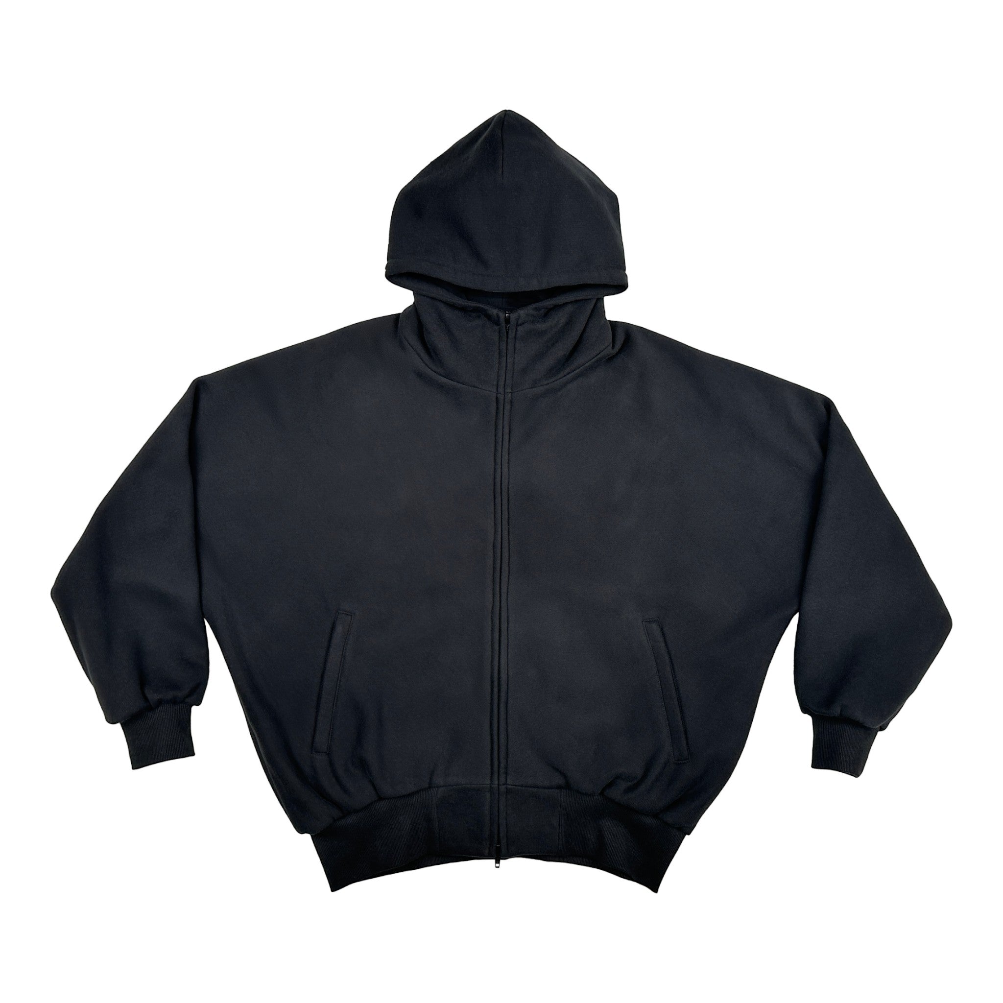DINGYUN ZHANG Zip-Up Hoodie Black