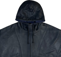DINGYUN ZHANG Coated Zip-Up Onyx