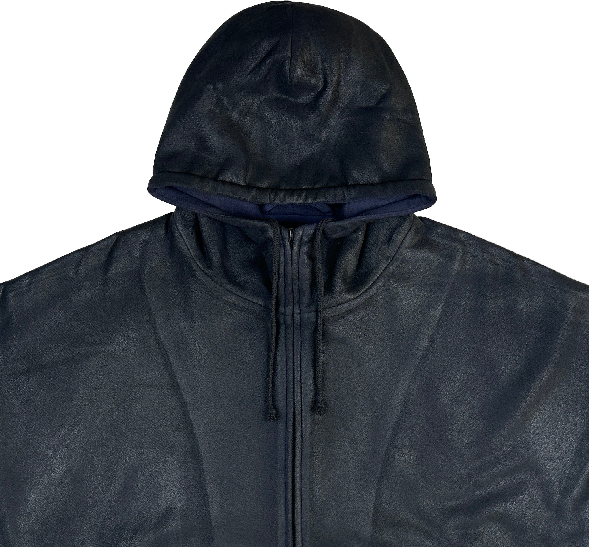DINGYUN ZHANG Coated Zip-Up Onyx