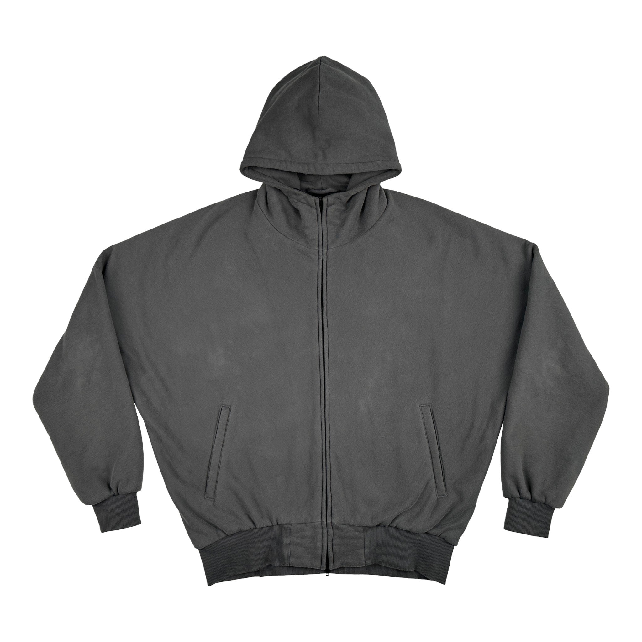 DINGYUN ZHANG Zip-Up Hoodie Slate