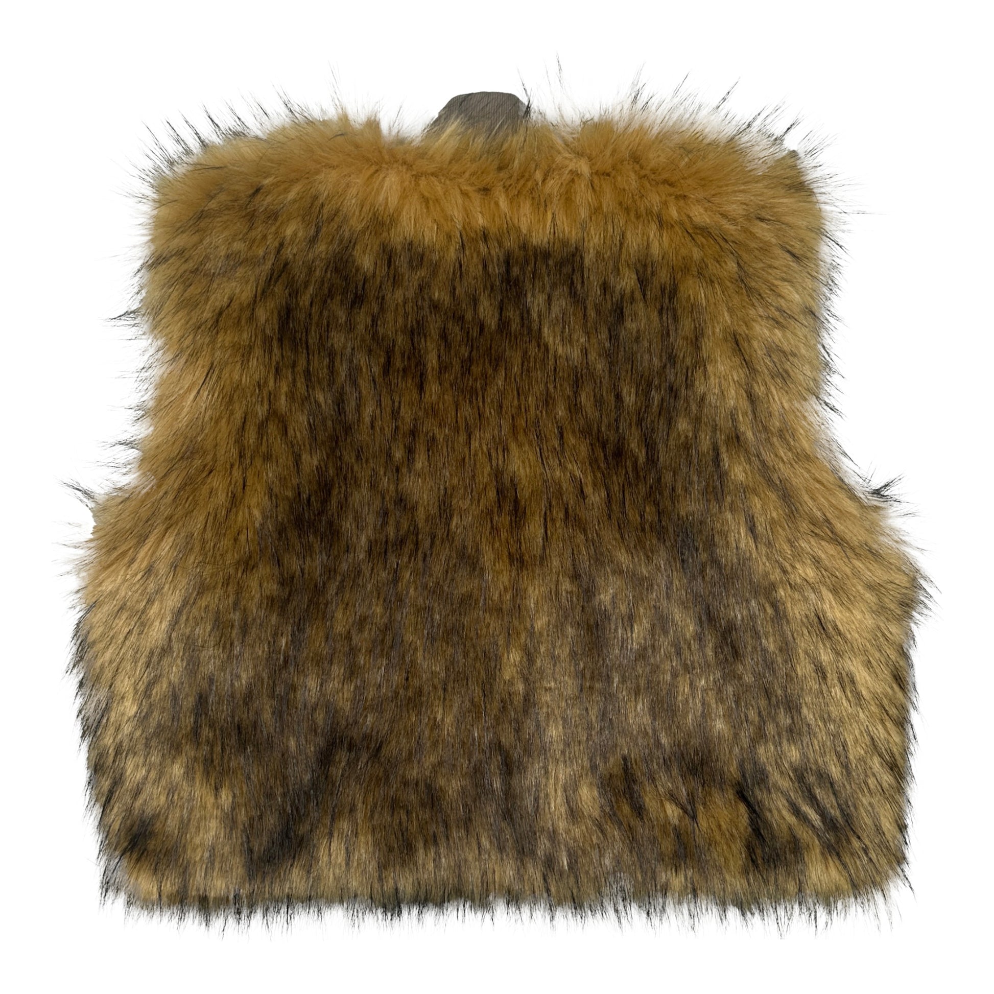 DINGYUN ZHANG Reversible Faux Fur Gilet Coyote