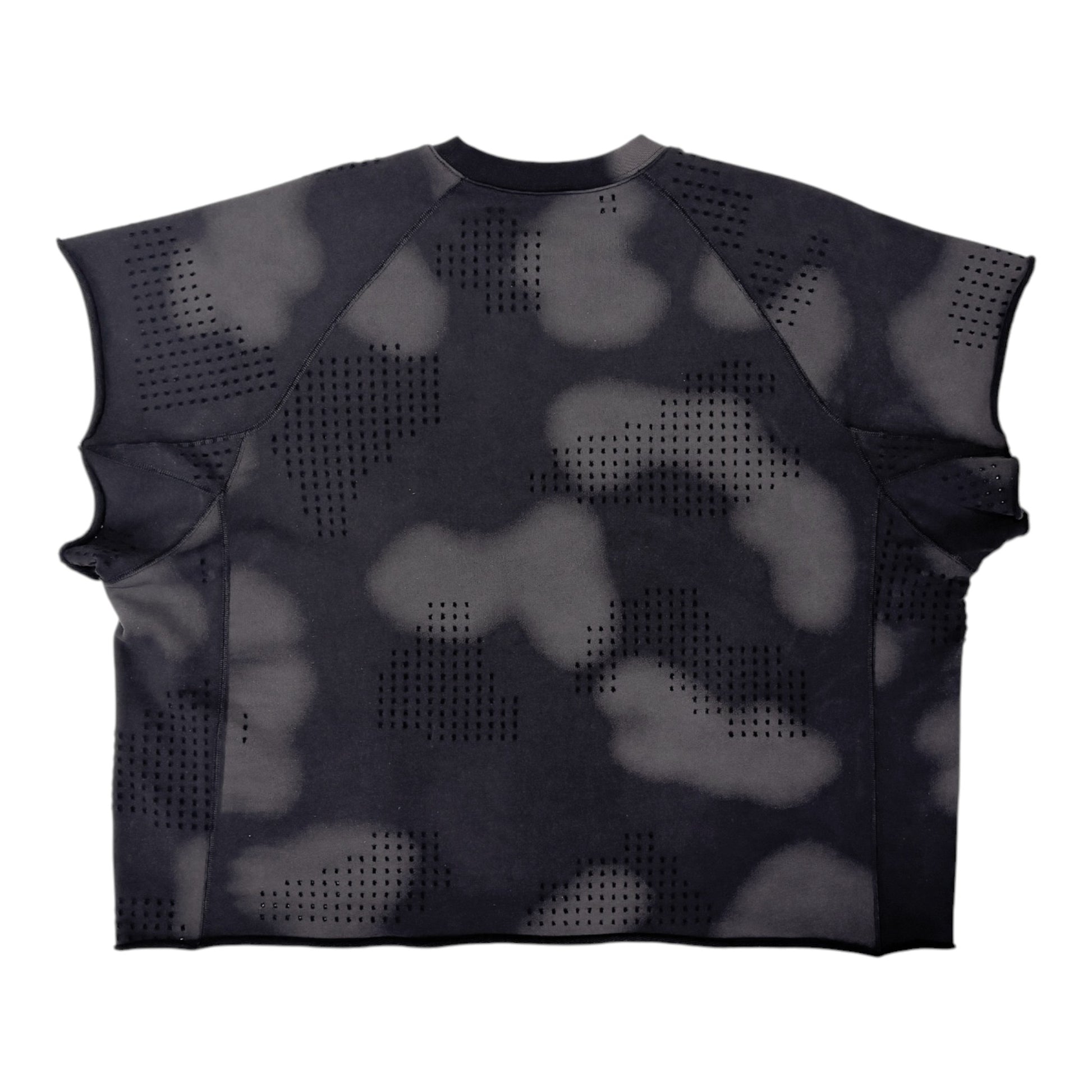 DINGYUNG ZHANG Grid Camo Panelled T-Shirt