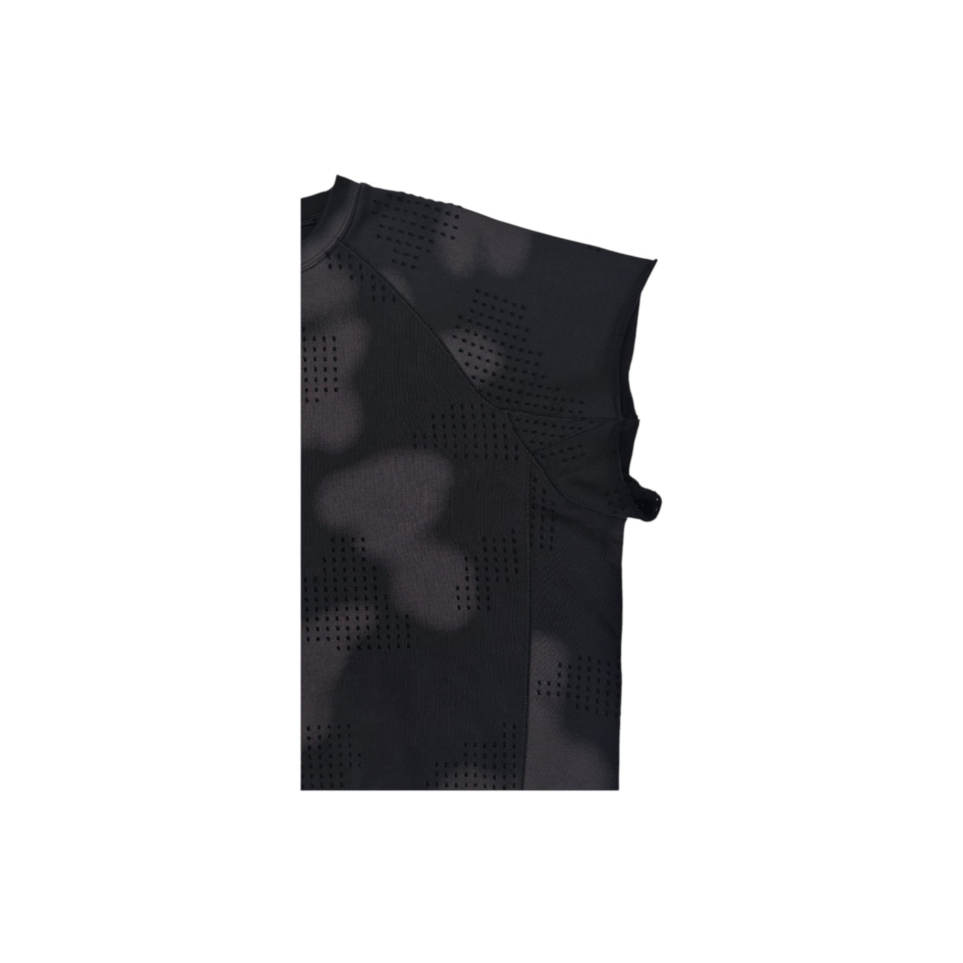 DINGYUNG ZHANG Grid Camo Panelled T-Shirt